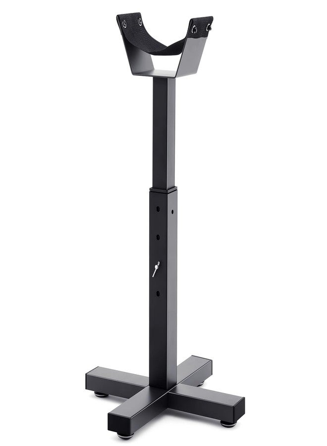 Abbylike Adjustable Farrier Stand Metal Blacksmith Farrier Horse Hoof Stand with 5 Adjustable Heights Cross Base Horse Hoof Trimming Tools for Equine Barefoot Trimming Shoeing Veterinary Care, Black - Image 1